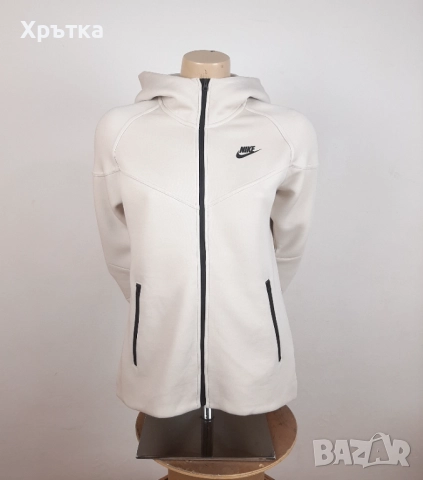 Nike Tech Fleece Windrunner - Оригинално дамско горнище размер S, снимка 3 - Спортни екипи - 51859156