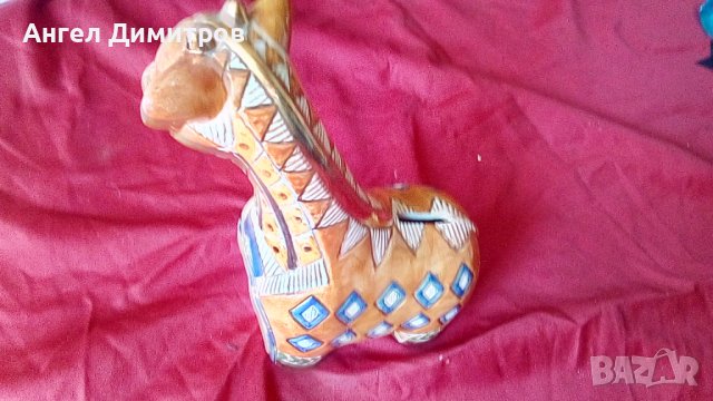 Красив порцеланов жираф, снимка 4 - Антикварни и старинни предмети - 37865298