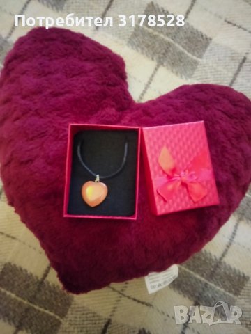 Сърце от авантюрин , снимка 5 - Колиета, медальони, синджири - 39698869