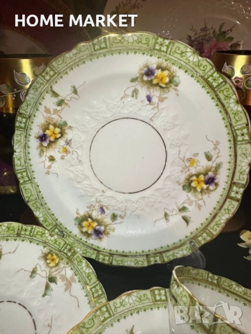 William Lowe Longton England  Circa 1874 - троен сет, мисля уникален и  с невероятна красота, снимка 8 - Антикварни и старинни предмети - 52967335