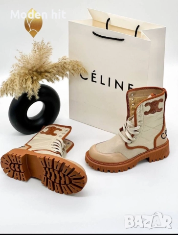 CELINE дамски боти висок клас реплика, снимка 4 - Дамски боти - 52253025