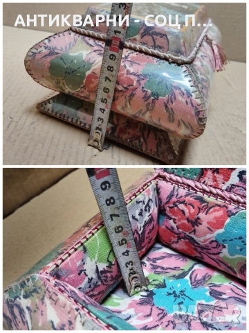 Старинна Ръчно Изработена Автентична Кутия За Бижута. , снимка 11 - Антикварни и старинни предмети - 52240311