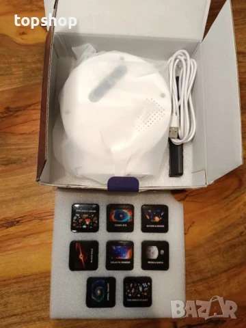 НОВ галактически проектор MERTTURM, Планетен проектор с допълнителен лазарен звезден ефект, снимка 6 - Плейъри, домашно кино, прожектори - 50501180