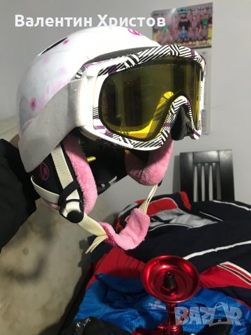 Каска с маска 25лв размер S 52-55см, снимка 7 - Зимни спортове - 43265281