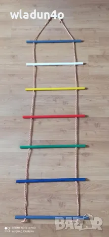Детска ЦВЕТНА въжена стълба-35лв 