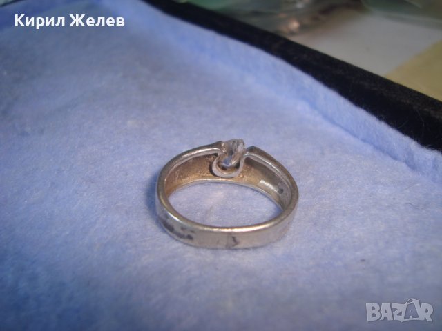 СКЪПОЦЕНЕН СРЕБЪРЕН СТАР ПРЪСТЕН ВИСОКА ПРОБА СРЕБРО с УНИКАЛНО ЮВЕЛИРНО ФАСЕТИРАН ЦИРКОН 27326, снимка 10 - Пръстени - 36869824