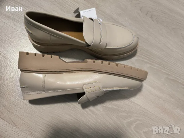 Geox Respira НОВИ! дамски кожени мокасини 41, снимка 3 - Дамски ежедневни обувки - 48104279