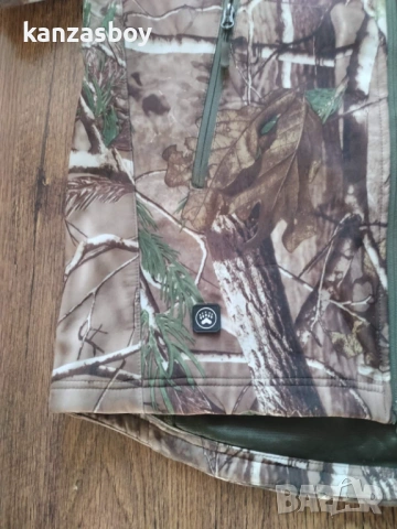 mens outdoor camouflage skin jacket wilderness - ловно софтшел яке КАТО НОВО ХЛ, снимка 7 - Якета - 53406156