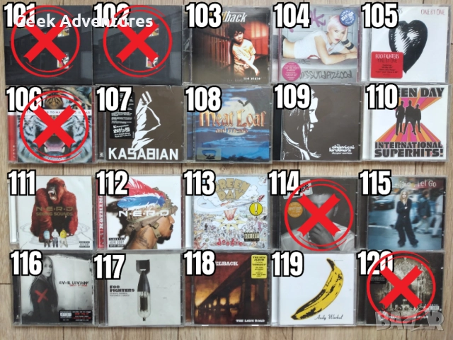 Rock/Punk Metal Music Albums CDs Оригинални Рок Пънк Музикални Дискове, снимка 7 - CD дискове - 46680866