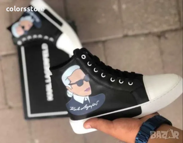Дамски черни кецове  Karl Lagerfeld/BR45