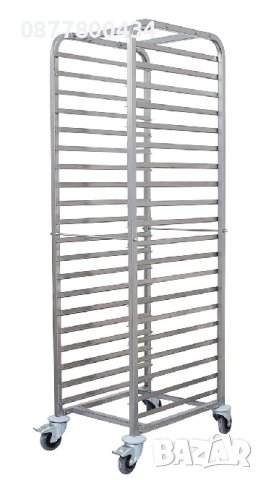 Количка за гастронорми на 6,10,15,17 нива-за сервиране с табли или чинии