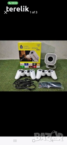 % Нов S40Max 450 Смарт проектор и игрова конзола с 35 000 вградени игри 4K, Android 11, снимка 9 - Плейъри, домашно кино, прожектори - 52379661