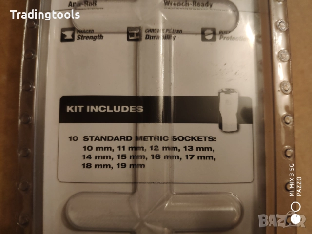 Milwaukee 3/8″ 10броя качествени вложки камъни 10-19mm комплект, снимка 6 - Гедорета - 52851982