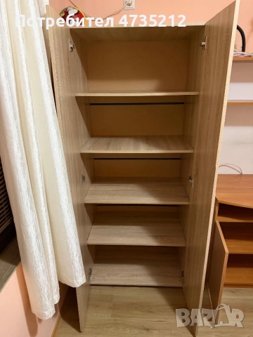 Двукрилен гардероб, снимка 4 - Гардероби - 53447168