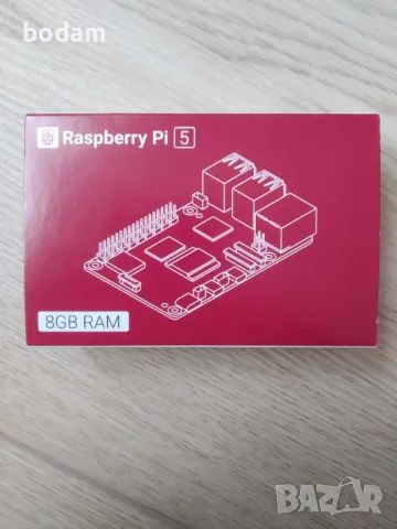 Коледна цена - Raspberry Pi 5  8GB - комлект с оргинално захранване и охлаждне, снимка 1 - Друга електроника - 48302245