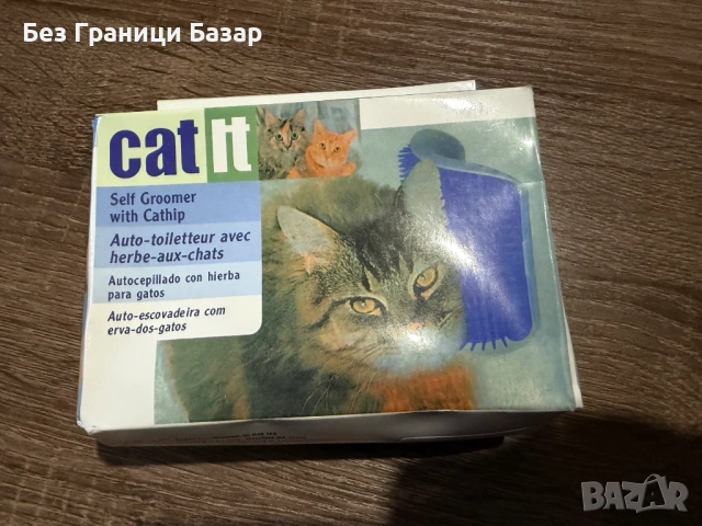 Нова Самопочистваща четка за котки стенен масажор за козина