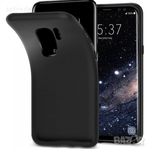 Samsung Galaxy S9 / S9 Plus / Note 8 - тънък черен кейс, снимка 3 - Калъфи, кейсове - 40215175