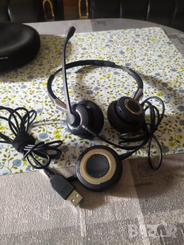 Професионални (висок клас ) слушалки с микрофон Jabra BIZ 2400, снимка 2 - Слушалки и портативни колонки - 43920960