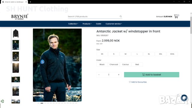 BRYNJE of NORWAY ANTARCTIC Jacket 70% Merino Wool 30% Polyamide размер 54 / XL яке горница - 658, снимка 3 - Екипировка - 43370210