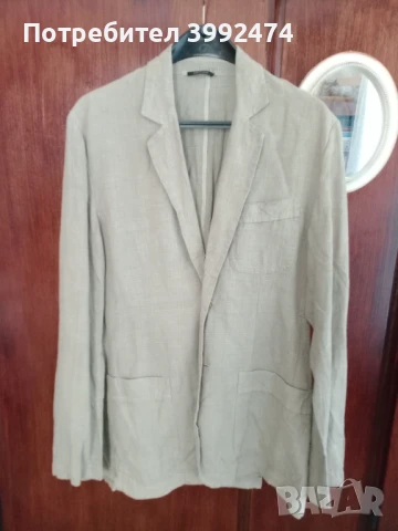 Мъжко сако, 100% лен