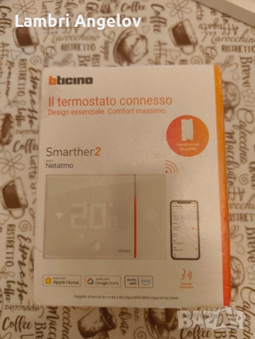 Интелигентен термостат btcino Smarter 2 whit Netatmo, снимка 2 - Други - 52890276