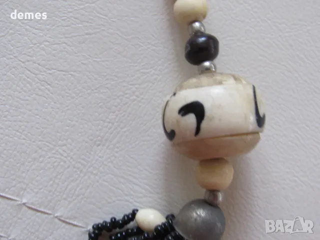 Традиционен индийско гердан-комбинация от пясъчна мъниста, снимка 8 - Колиета, медальони, синджири - 48350286