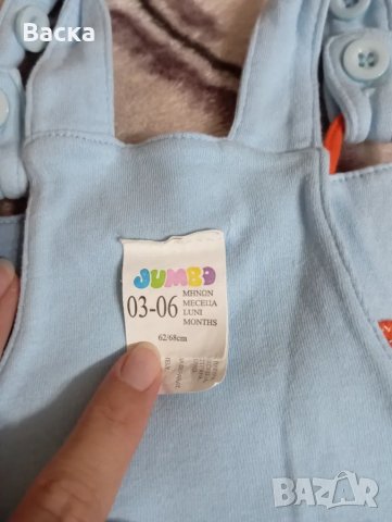 Нов бебешки гащеризон 3-6м, снимка 3 - Бебешки гащеризони - 47435172