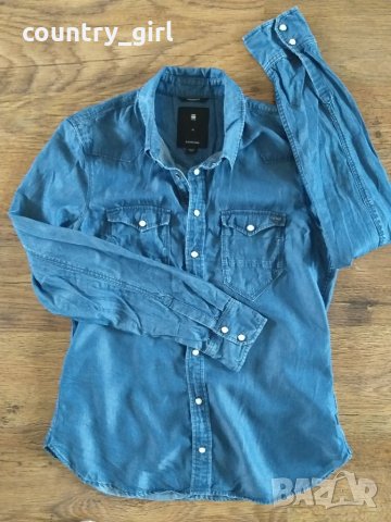 g-star tacoma straight shirt wmn - страхотна дамска риза КАТО НОВА, снимка 8 - Ризи - 28005317