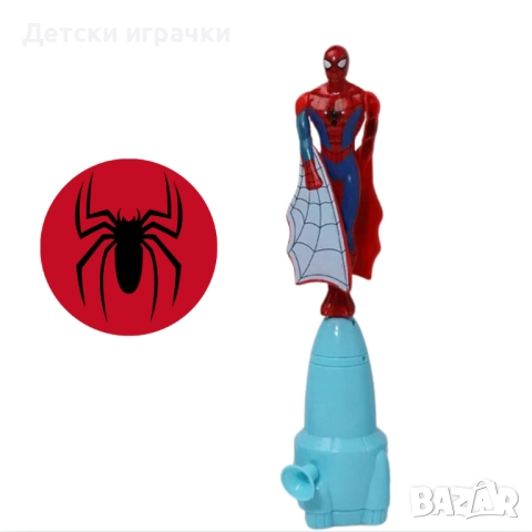 Летяща екшън фигурка Спайдърмен, с изстрелване, Spider Man 