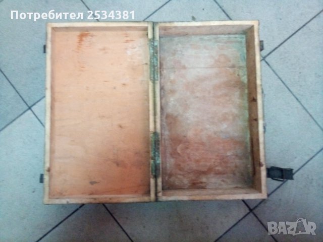 Стар военен сандък, снимка 2 - Колекции - 27898359