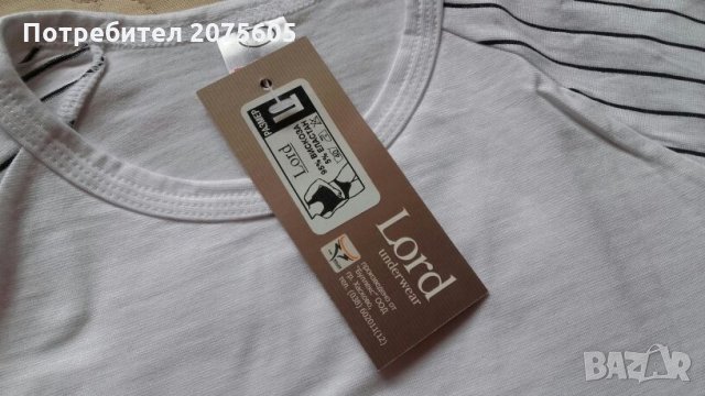 Нова мъжка долна тениска LORD, размер L, снимка 2 - Бельо - 26719345