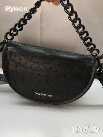 Valentino Bags черна чанта, снимка 4 - Чанти - 51059974