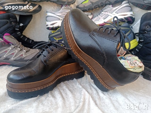 КАТО НОВИ дамски обувки CATWALK®  на ПЛАТФОРМА 36 - 37 original, 100% естествена кожа,GOGOMOTO, снимка 3 - Дамски ежедневни обувки - 43896103