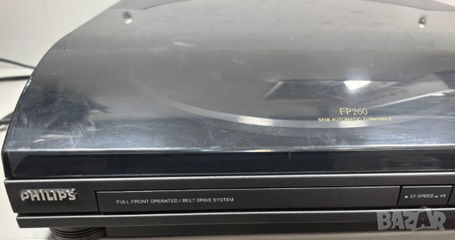 Грамофон PHILIPS FP260/00R полуавтоматичен, снимка 5 - Грамофони - 53423194