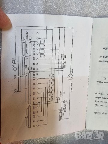 Стрелкови мултицет, мултимер, снимка 2 - Друга електроника - 39555629