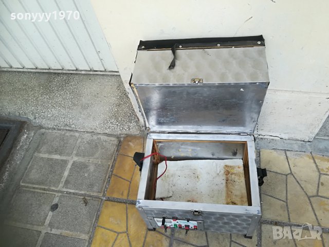 рибарски алуминиев стол с повер станция 2404211826, снимка 3 - Екипировка - 32667365