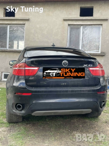 Лип спойлер багажник BMW E71 X6 серия lip spoiler M бмв Е71 х6, снимка 3 - Аксесоари и консумативи - 51954477