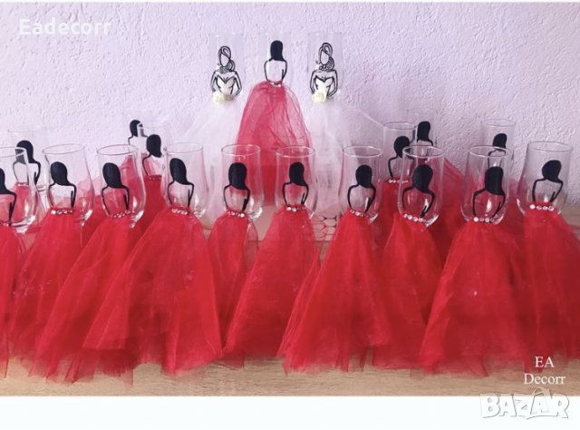 Чаши за моминско парти , снимка 2 - Декорация - 32771793