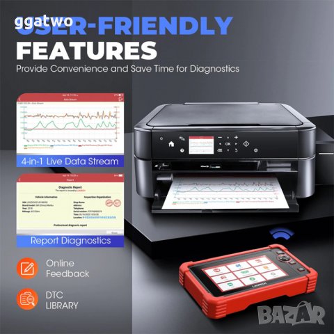 Автомобилна диагностика LAUNCH CRP919X, снимка 9 - Аксесоари и консумативи - 38292834