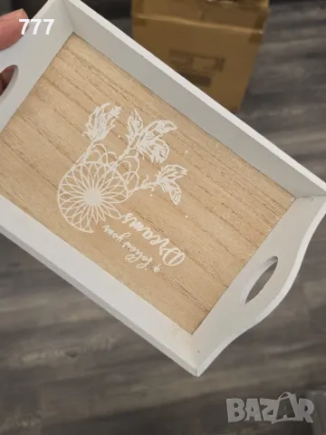 дървени подноси , снимка 3 - Други - 47669500