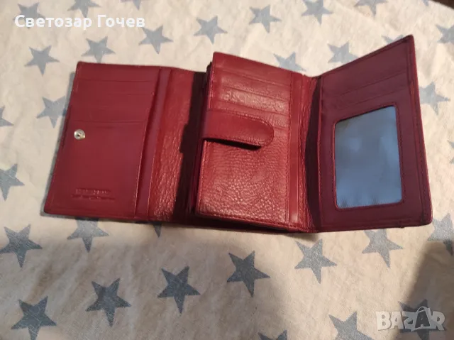 Кожено портмоне елегантно дамско, снимка 4 - Портфейли, портмонета - 48477683