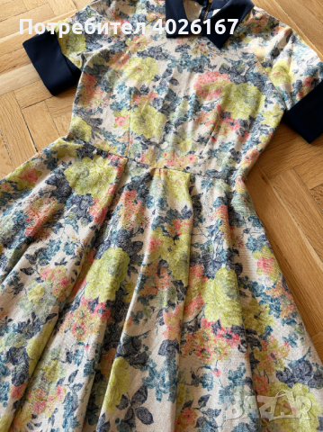  Флорална дамска рокля Closet London., снимка 2 - Рокли - 44875284