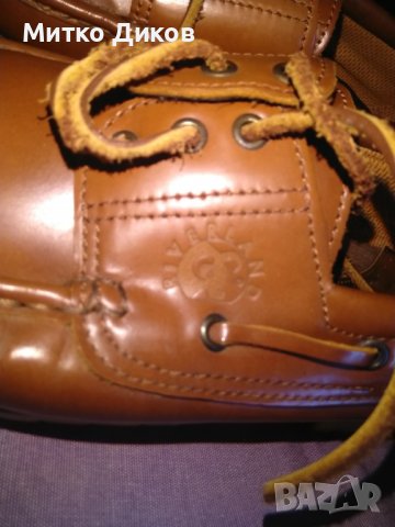 Маркови обувки Риверланд естествена кожа №45 стелка 285 мм като нови, снимка 4 - Спортно елегантни обувки - 37880814