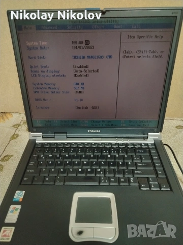 лаптоп TOSHIBA , снимка 13 - Лаптопи за дома - 53480154