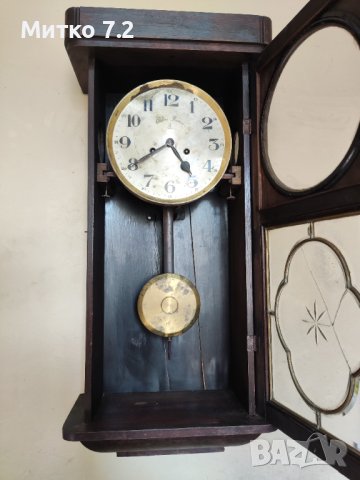 Немски стенен часовник 'Gustav Becker, снимка 7 - Антикварни и старинни предмети - 43379621
