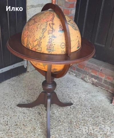 Винтиж глобус бар