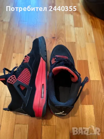 Маратонки Niki air Jordan red thunder , снимка 3 - Спортни обувки - 48463328