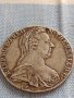 Сребърна монета 1 талер 1780г. Ранен Рестрайк Мария Терезия 13799