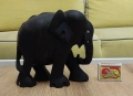 дърворезба масив абанос фигура слон за ценители , снимка 7