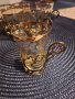 Оригинални  руски чаши с метална подложка , снимка 1 - Чаши - 39892284